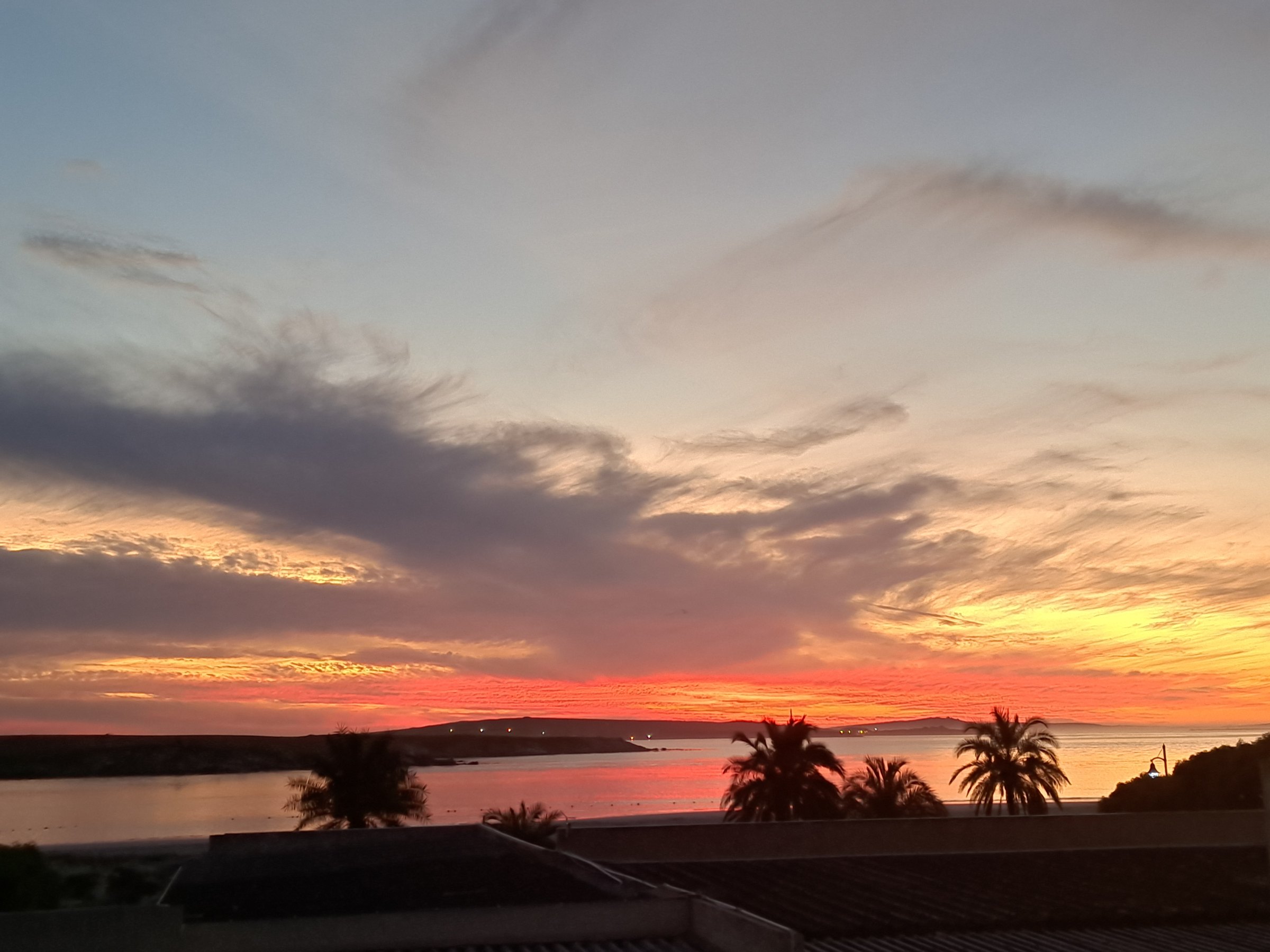 Sunset over Langebaan Lagoon